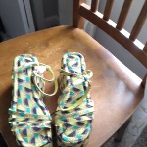 Colorful Patterned Women's Sandals